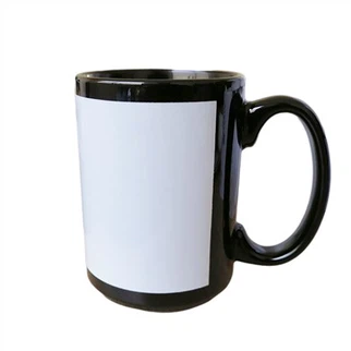 Mug Magic taċ-ċeramika B'Decal abjad