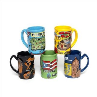 Mug taċ-ċeramika mdendel igglejżjat