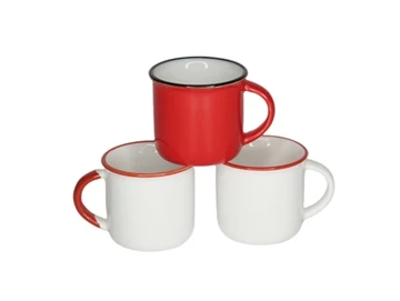 Minn liema hija magħmula t-tazza tal-enamel?